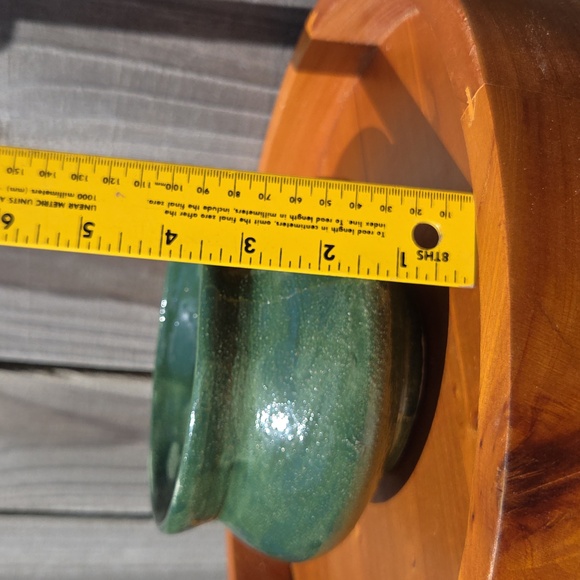 Handmade Glazed Ceramic Pottery 4.75" Succulent Planter - Picture 7 of 7